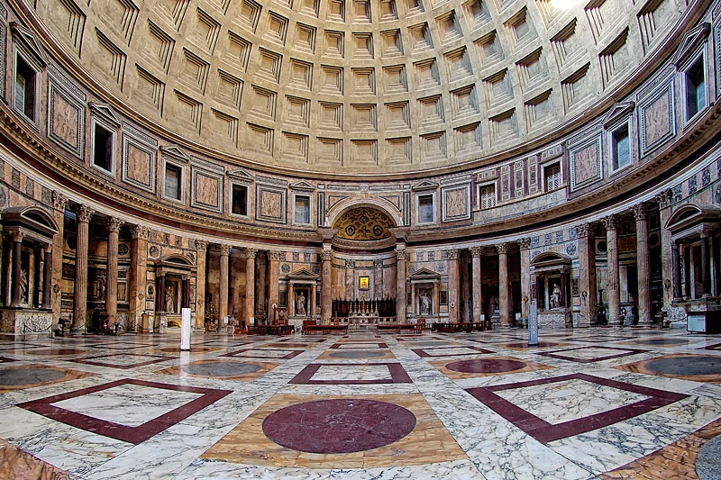 Pantheon belső kupola
